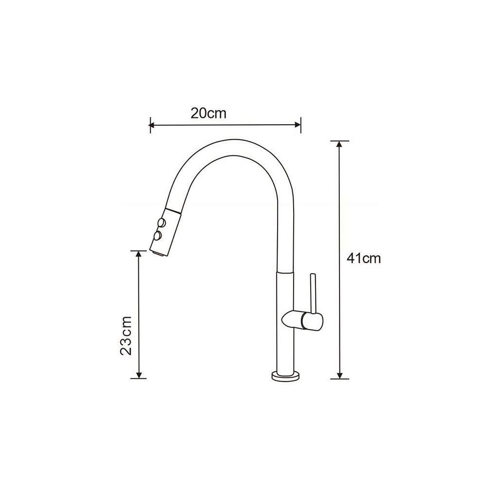 Virtuvės maišytuvas AVA BLACK (2)