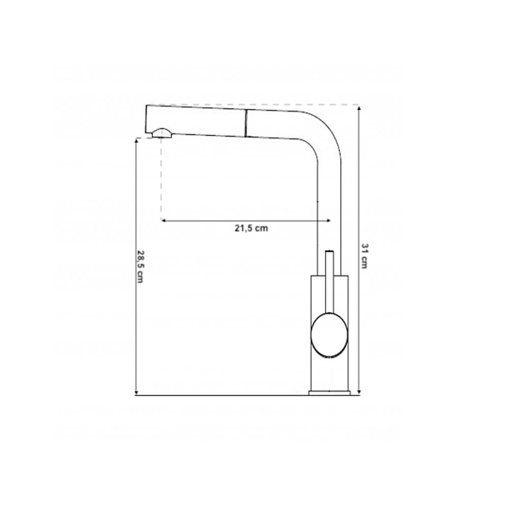 Virtuvės maišytuvas GROS GOLD (3)