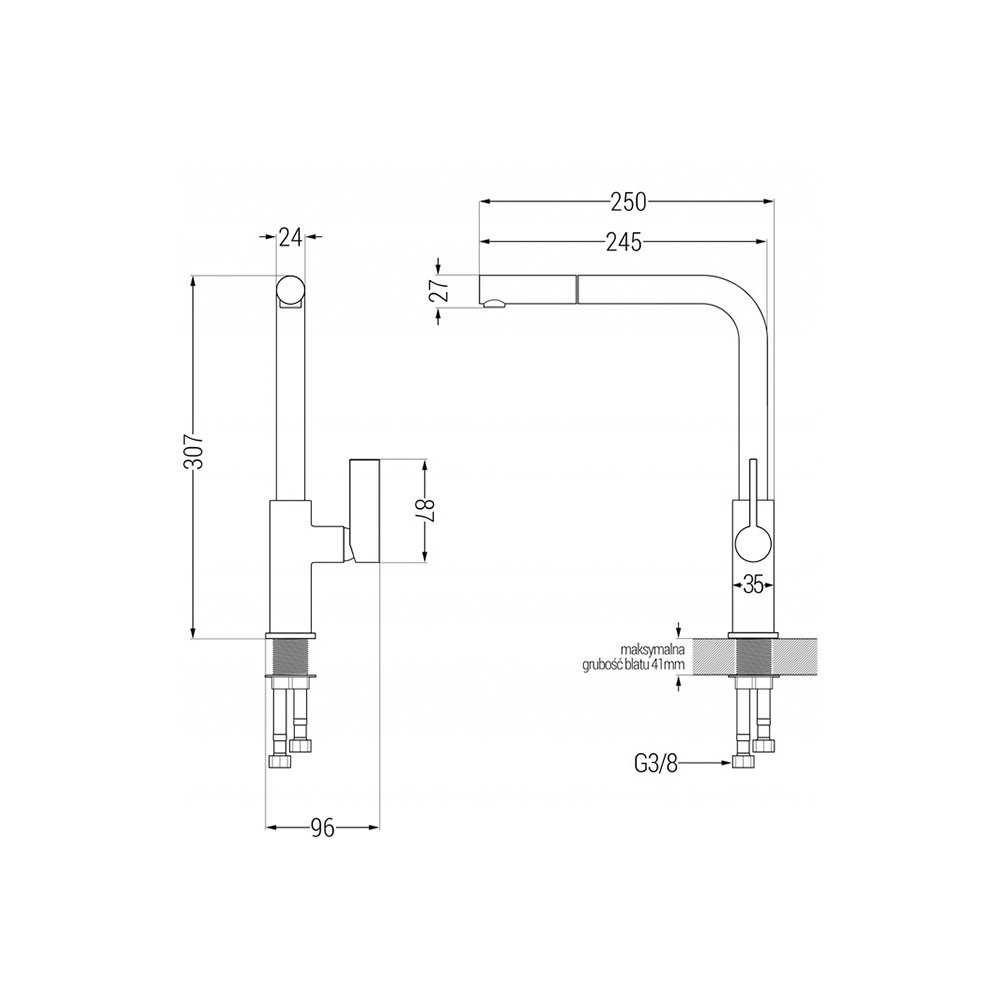Virtuvės maišytuvas MOSY (2)