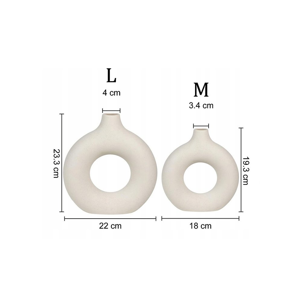 Keraminių vazų rinkinys COLINO (4)